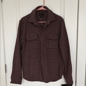 Men's Houndstooth Shirt Jacket